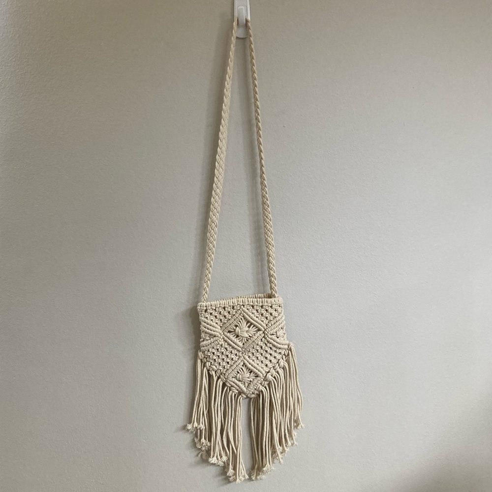 H&M Crochet detail crossbody purse